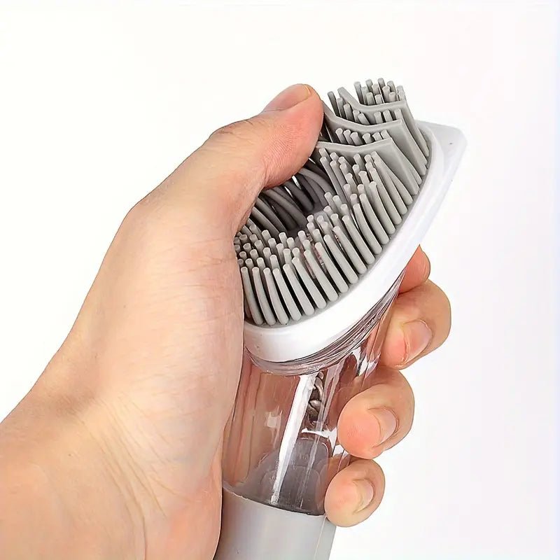 3'ü 1 Arada Uzun Saplı Süngerli Sıvı Dağıtıcı Mutfak Fırçası - MAKKA