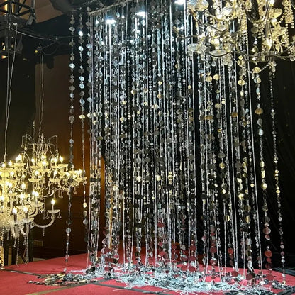 5'li 1 Metre Ayna Pullu Şeritler Parti Düğün Ev Dekoru - MAKKA