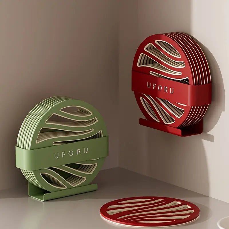 6'lı Çift Katman Silikon Kaymaz Tencere Altlığı Isıya Dayanıklı - MAKKA