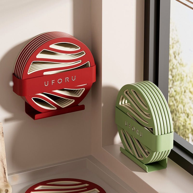 6'lı Çift Katman Silikon Kaymaz Tencere Altlığı Isıya Dayanıklı - MAKKA