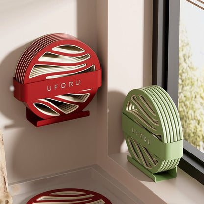 6'lı Çift Katman Silikon Kaymaz Tencere Altlığı Isıya Dayanıklı - MAKKA