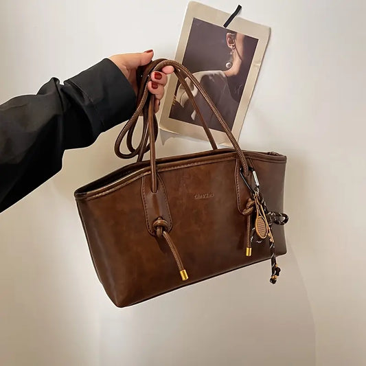Vintage Stil Tote Çanta