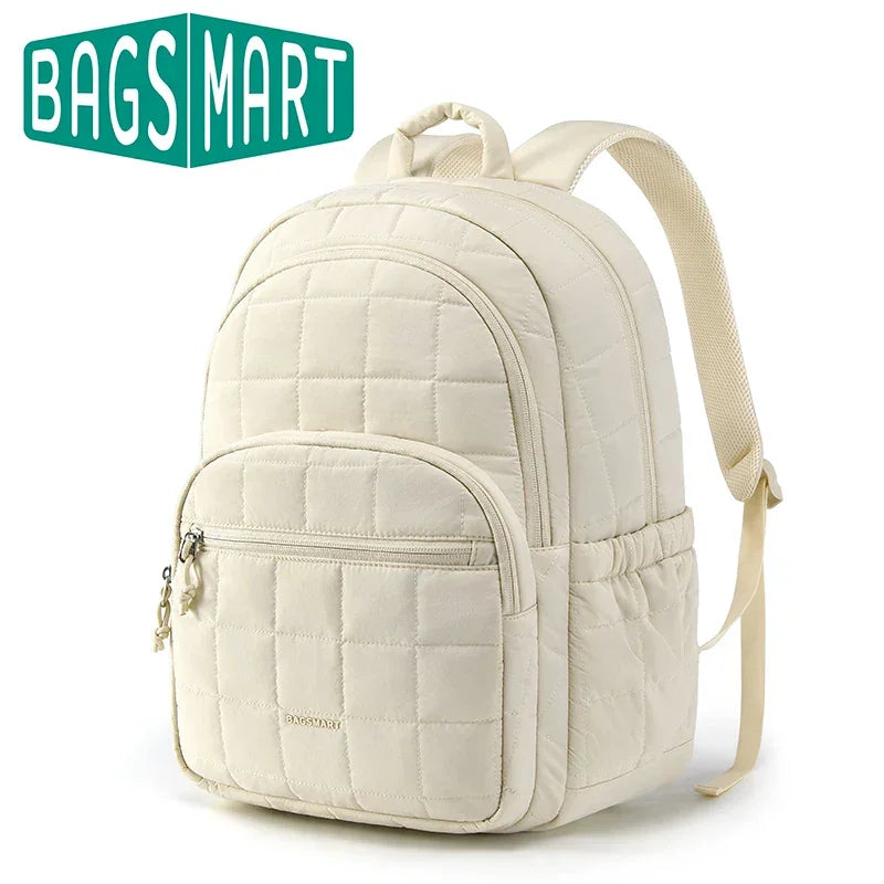 BAGSMART Su Geçirmez Kadın 15.6'' Laptop Sırt Çantası Seyahat - MAKKA