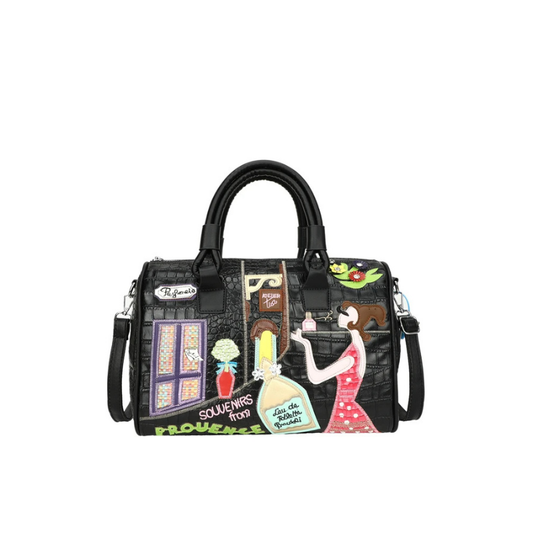 Kadın Vintage Vogue Polyester Çapraz Çanta, Ayarlanabilir Askı
