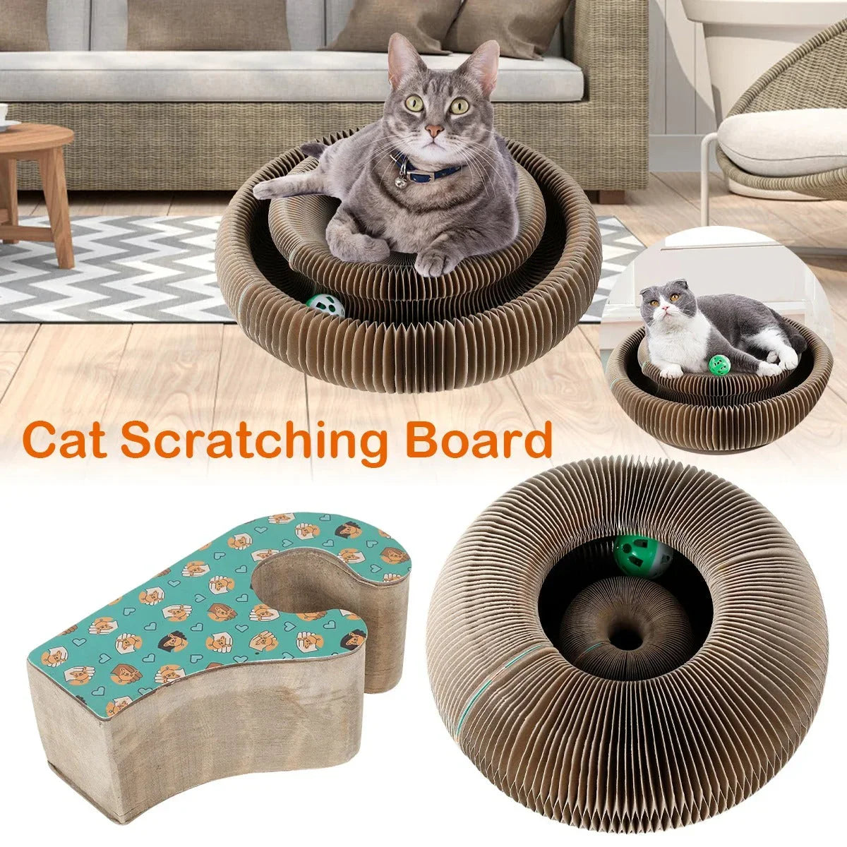 Paw Star Çok Fonksiyonlu Kedi Tırmalama Oyuncağı - MAKKA