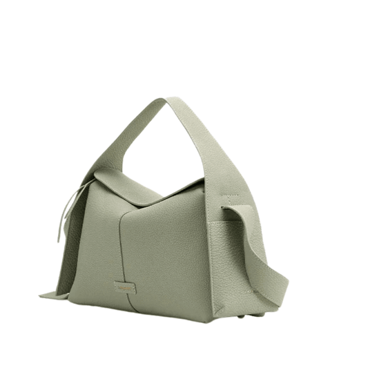 Tam Damarlı Deri Drippa Roof Bag Lüks Omuz Çantası