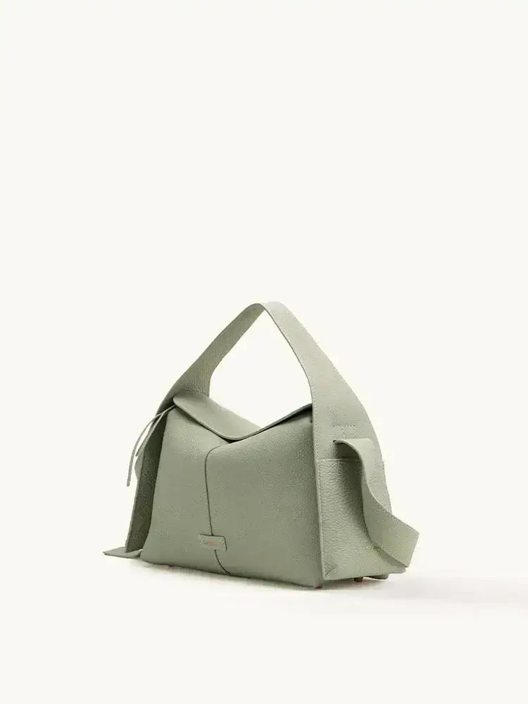 Deutza Drippa Roof Bag Tam Damarlı Deri Şık Omuz Çantası