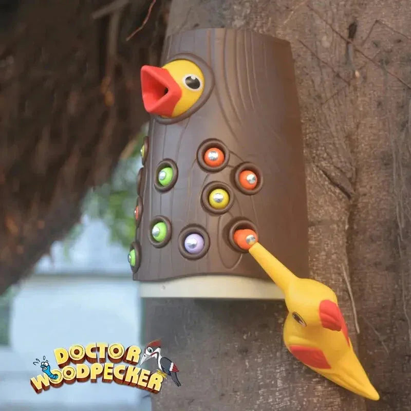 Ağaçkakan Montessori Eğitici Çekiç Oyuncak Motor Becerileri - MAKKA