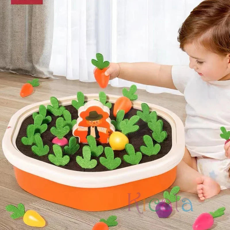 Montessori Havuç Çekme Oyuncağı Çocuklar İçin Motor Beceri - MAKKA