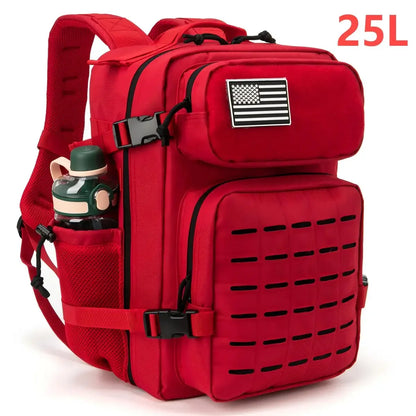 25L/45L Taktik Sırt Çantası Dayanıklı Çok Bölmeli Fermuarlı - MAKKA