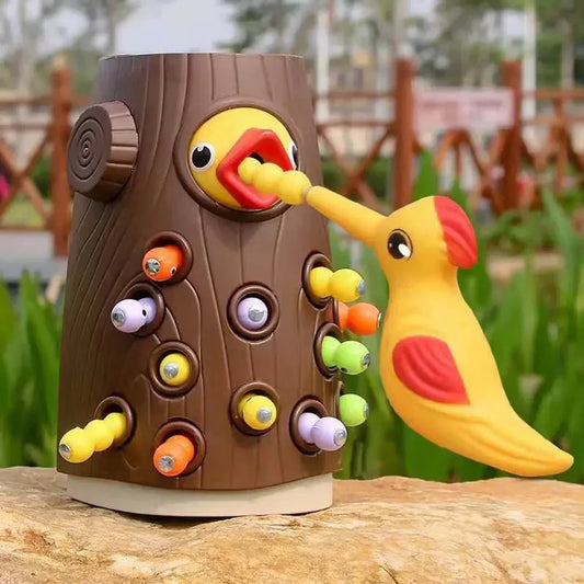 Ağaçkakan Montessori Eğitici Çekiç Oyuncak Motor Becerileri - MAKKA