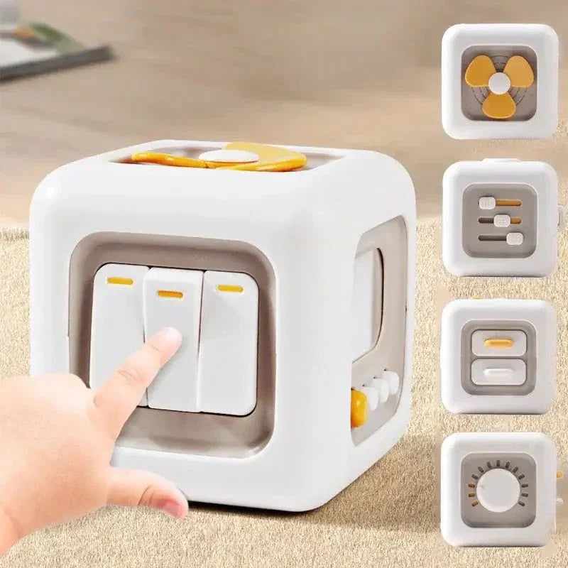 Montessori Eğitici Aktivite Küp Zeka Motor Beceri Oyuncağı - MAKKA