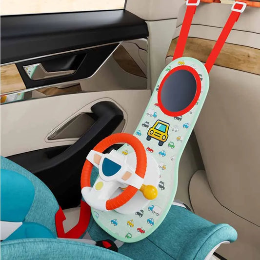 Montessori Ahşap Araba Koltuğu Oyuncağı - Eğitici Duyusal Motor Becerileri - MAKKA