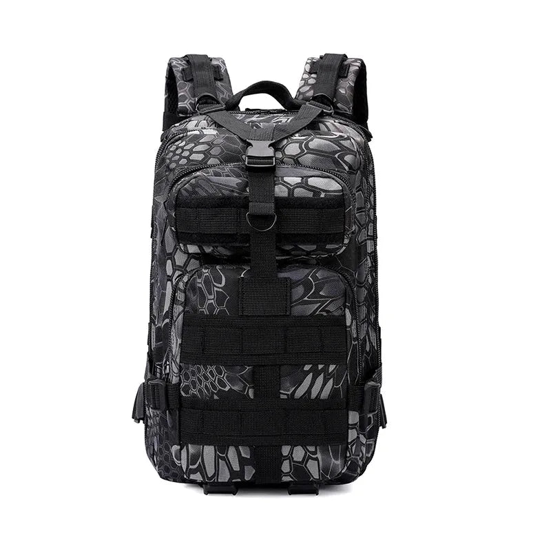 Çok Bölmeli Taktik Dış Mekan Sırt Çantası 30L Laptop Bölmeli - MAKKA