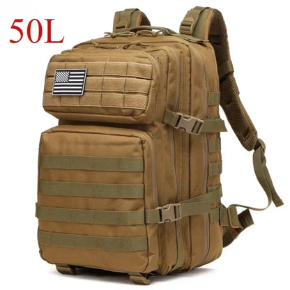 25L ve 50L Kamuflaj Taktik MOLLE Sırt Çantası Çok Bölmeli - MAKKA