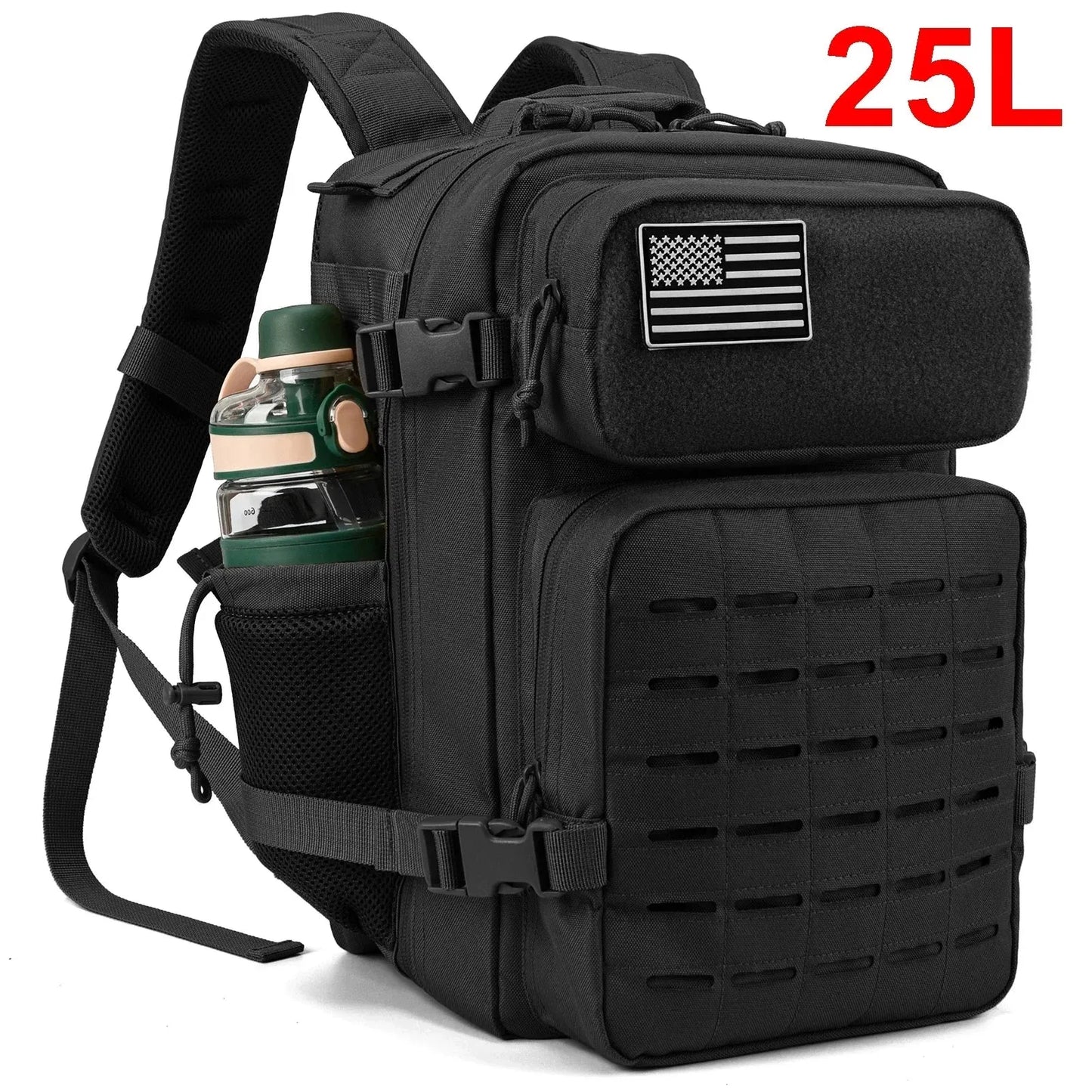 25L/45L Taktik Sırt Çantası Dayanıklı Çok Bölmeli Fermuarlı - MAKKA