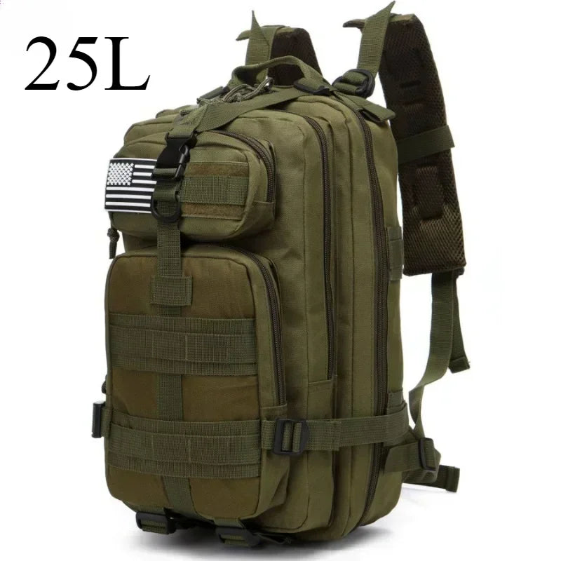 25L ve 50L Kamuflaj Taktik MOLLE Sırt Çantası Çok Bölmeli - MAKKA