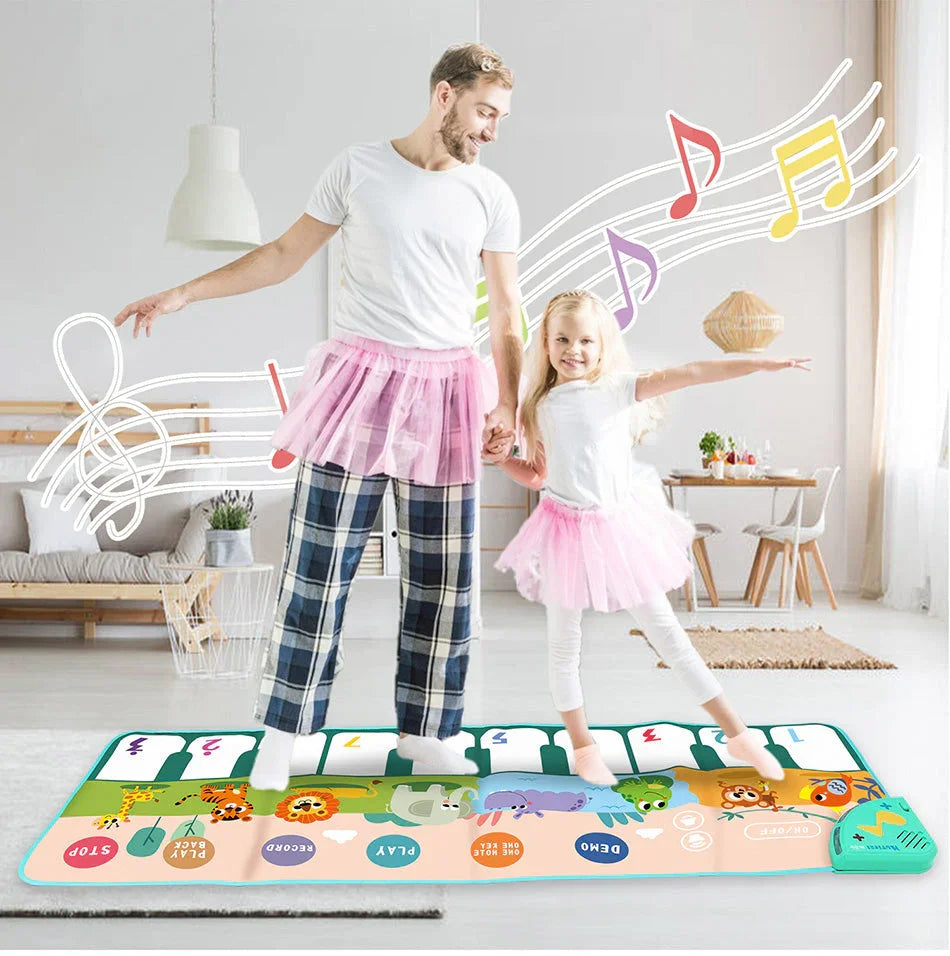 Taşınabilir Montessori Piyano Müzik Matı 25 Tuşlu Eğitici Oyun - MAKKA