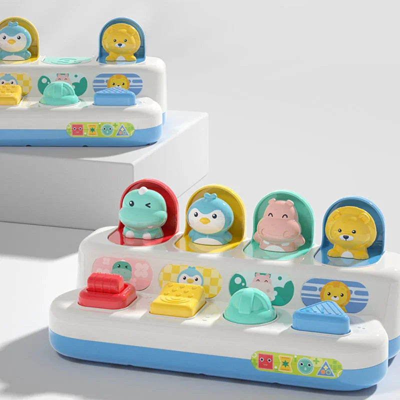 Montessori Hayvan Saklambaç Eğitici Motor Oyuncak Seti - MAKKA