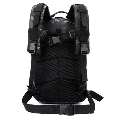Çok Bölmeli Taktik Dış Mekan Sırt Çantası 30L Laptop Bölmeli - MAKKA