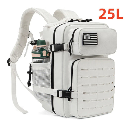 25L/45L Taktik Sırt Çantası Dayanıklı Çok Bölmeli Fermuarlı - MAKKA