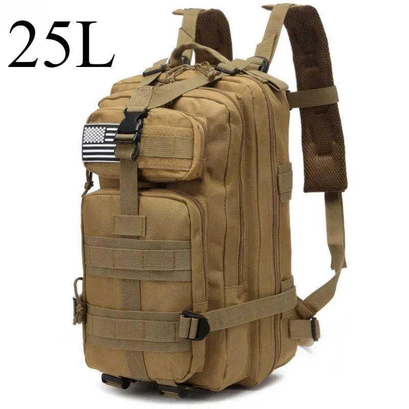 25L ve 50L Kamuflaj Taktik MOLLE Sırt Çantası Çok Bölmeli - MAKKA