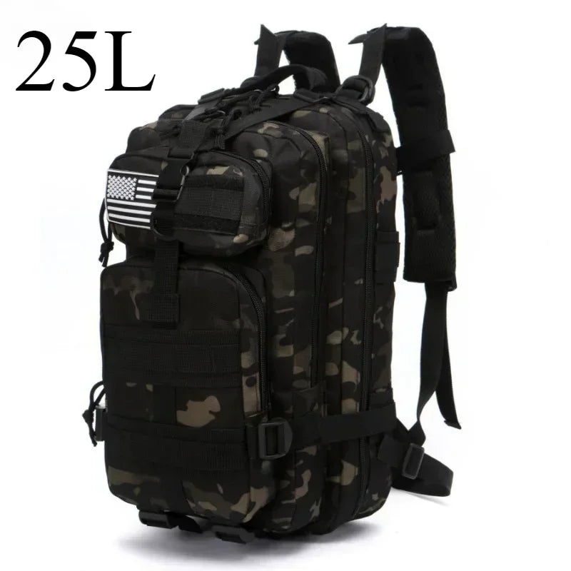 25L ve 50L Kamuflaj Taktik MOLLE Sırt Çantası Çok Bölmeli - MAKKA
