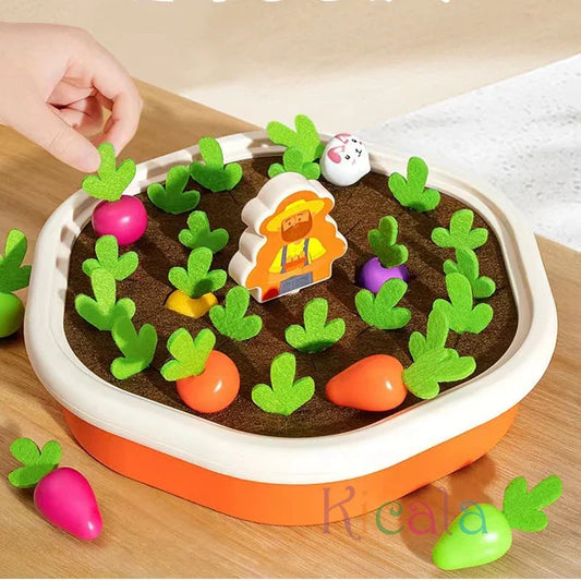 Montessori Havuç Çekme Oyuncağı Çocuklar İçin Motor Beceri - MAKKA