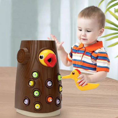 Ağaçkakan Montessori Eğitici Çekiç Oyuncak Motor Becerileri - MAKKA