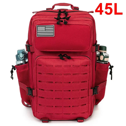 25L/45L Taktik Sırt Çantası Dayanıklı Çok Bölmeli Fermuarlı - MAKKA