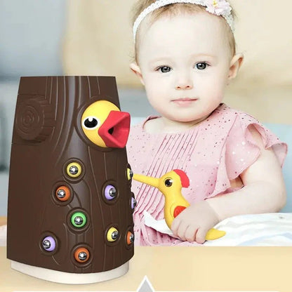 Ağaçkakan Montessori Eğitici Çekiç Oyuncak Motor Becerileri - MAKKA