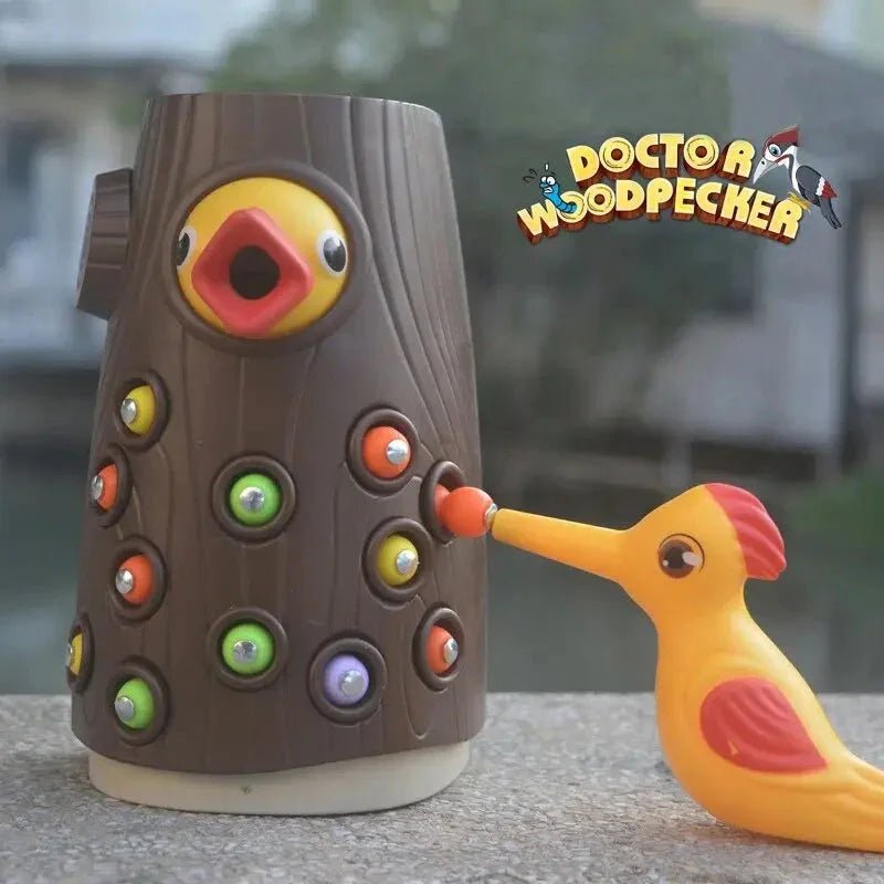 Ağaçkakan Montessori Eğitici Çekiç Oyuncak Motor Becerileri - MAKKA