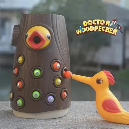 Ağaçkakan Montessori Eğitici Çekiç Oyuncak Motor Becerileri - MAKKA