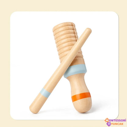 Ahşap Montessori 7 Parça Müzik ve Ritim Seti Çocuklar İçin - MAKKA