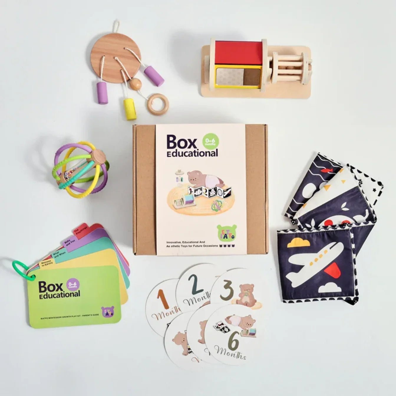 Ahşap Montessori Aktivite Hediye Kutusu - Eğitim Oyuncak Seti - MAKKA