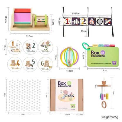 Ahşap Montessori Aktivite Hediye Kutusu - Eğitim Oyuncak Seti - MAKKA