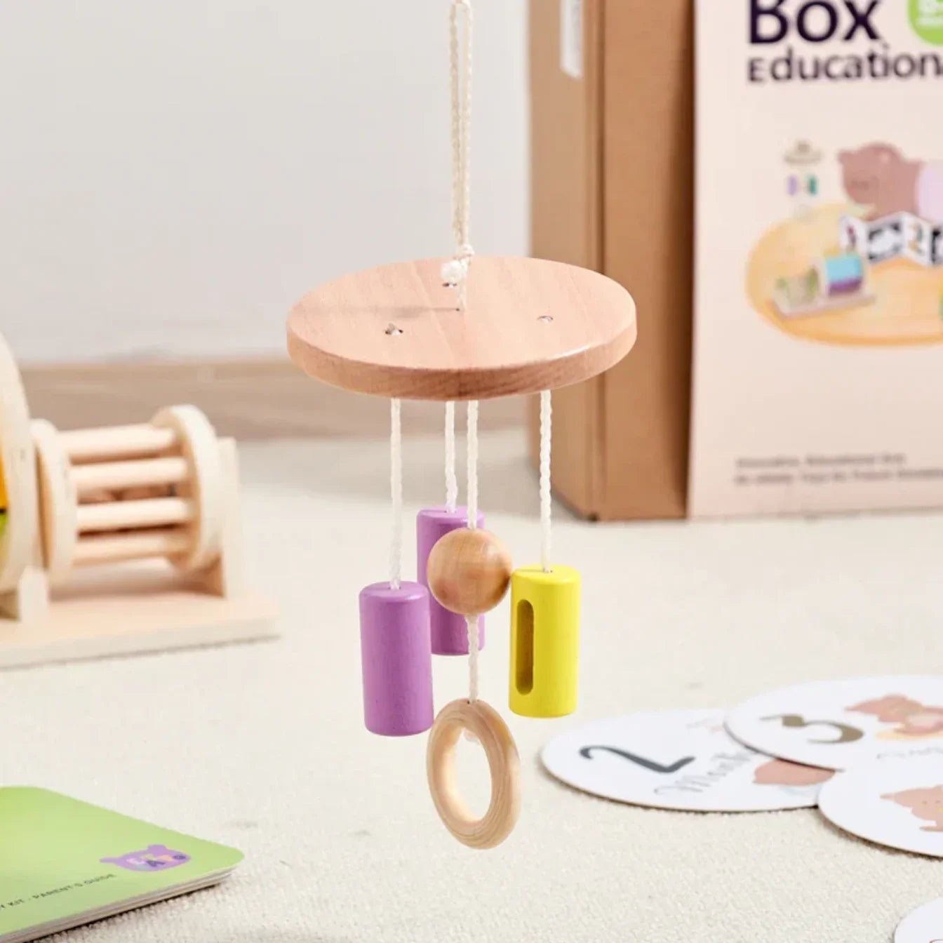 Ahşap Montessori Aktivite Hediye Kutusu - Eğitim Oyuncak Seti - MAKKA