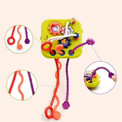 Ahşap Montessori Fonksiyonel Eğitici Aktivite Oyuncağı – İnce Motor Duyu - MAKKA