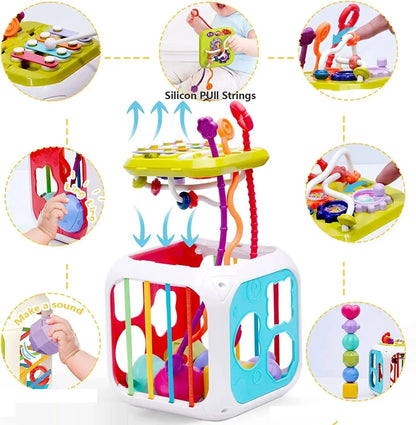 Ahşap Montessori Fonksiyonel Eğitici Aktivite Oyuncağı – İnce Motor Duyu - MAKKA