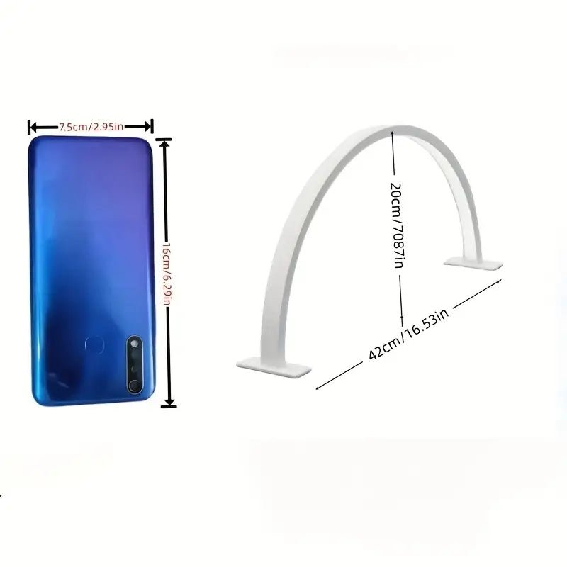 Ay Şeklinde LED Masa Lambası - Ayarlanabilir Parlaklık ve Sıcaklık - MAKKA