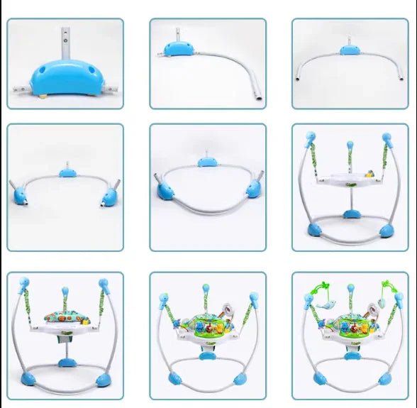 Ayarlanabilir Bebek Zıplama Koltuğu Ergonomik Taşınabilir Baby Jumper Güvenli - MAKKA