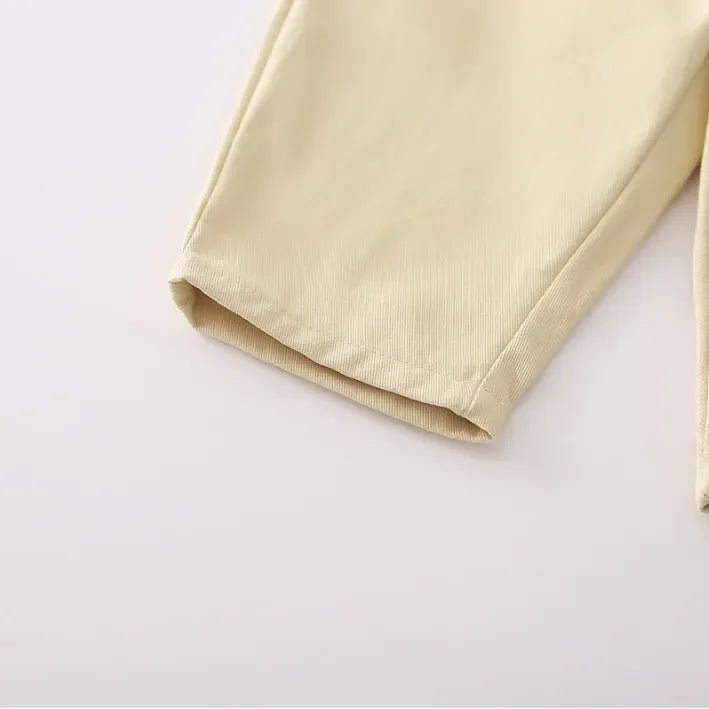 Ayıcık Baskılı 3 Parça Bebek Takımı Rahat Gömlek Tişört Pantolon - MAKKA