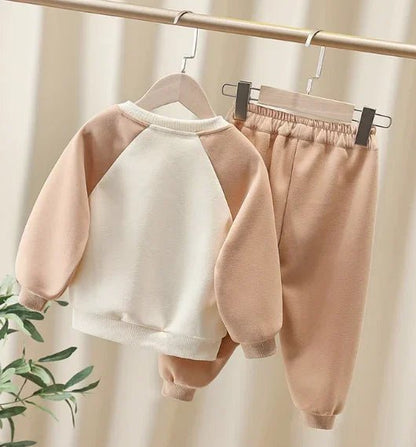 Ayıcık Desenli Bej Kız Çocuk Alt Üst Takım 2–7 Yaş - MAKKA