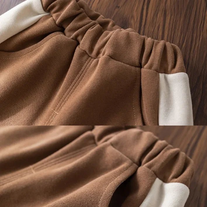 Ayıcık Nakışlı 2'li Ceket ve Eşofman Altı Takımı - MAKKA