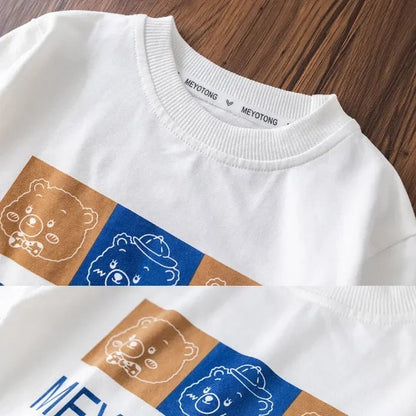 Ayıcık Nakışlı 2'li Ceket ve Eşofman Altı Takımı - MAKKA