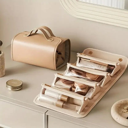 Ayrılabilir Deri Kozmetik Çantası - MAKKA