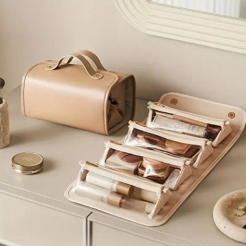 Ayrılabilir Deri Kozmetik Çantası - MAKKA