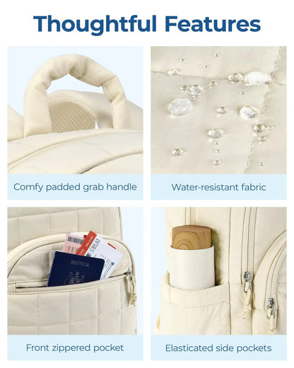 BAGSMART Su Geçirmez Kadın 15.6'' Laptop Sırt Çantası Seyahat - MAKKA