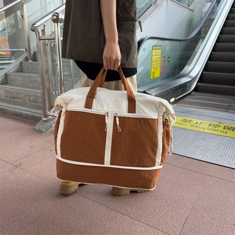 Büyük Kapasiteli Açılabilir Katlanabilir Seyahat Spor Yüzme Çantası - MAKKA