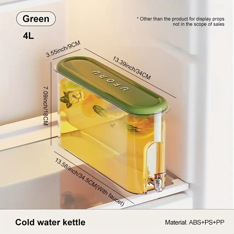 Büyük Kapasiteli Sızdırmaz Musluklu Soğuk Su Şişesi Gıda Sınıfı - MAKKA